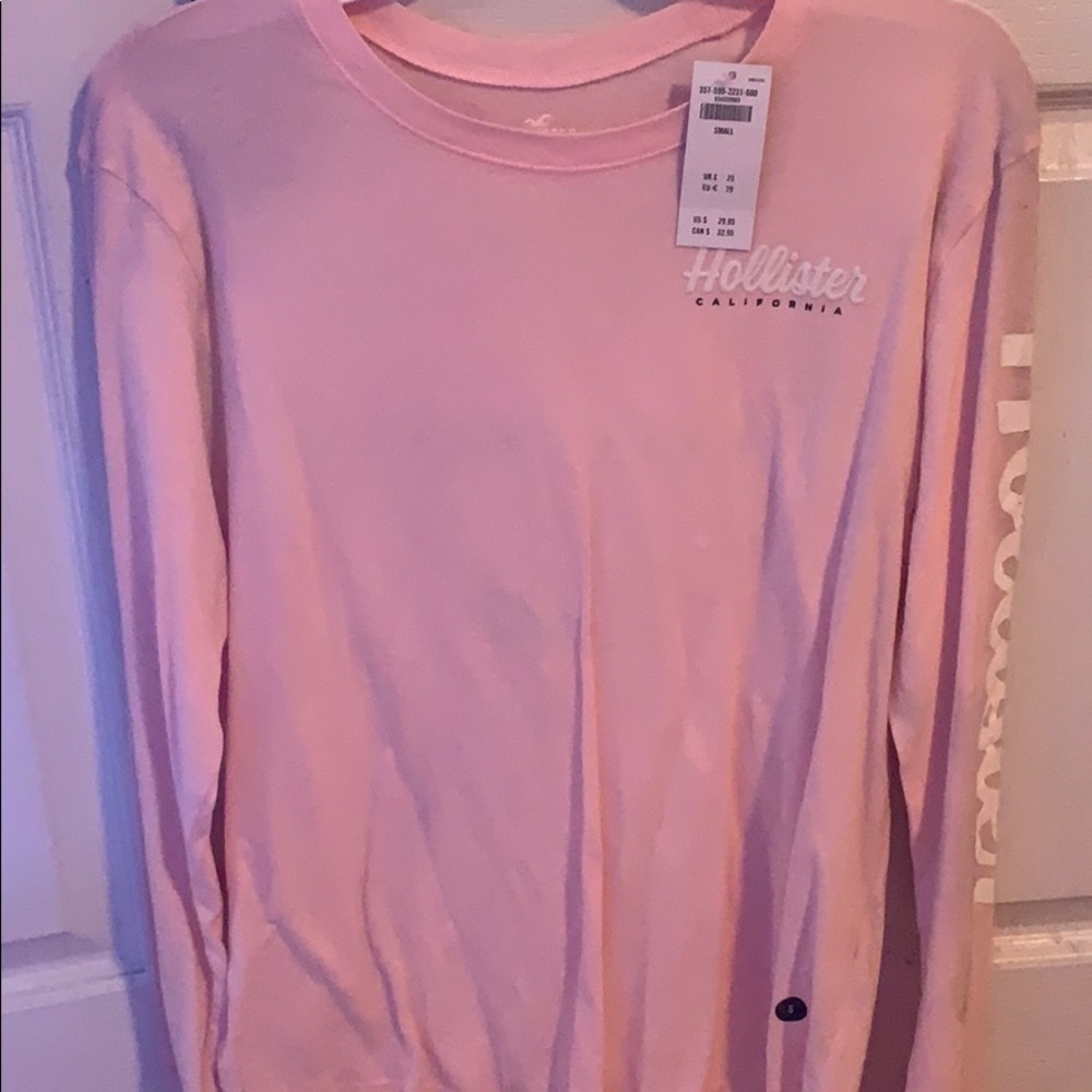 A pink Hollister long sleeve